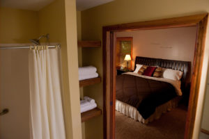 Each lodge has 4 bedrooms with a restroom and dual head shower.